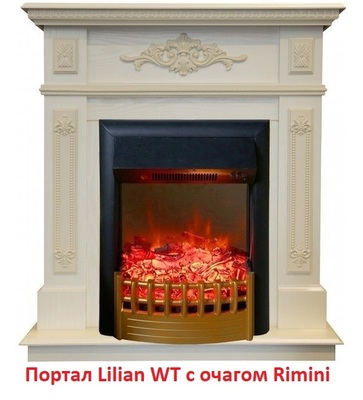 Классический портал для камина Real-Flame Lilian STD/EUG WT фото #5