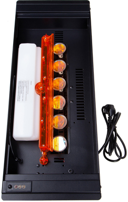 Электрокамин с широким очагом 3D Real-Flame ONTARIO 26/33 GN (BG-P615) с очагом CASSETTE 630 3D + ВСТАВКА фото #6