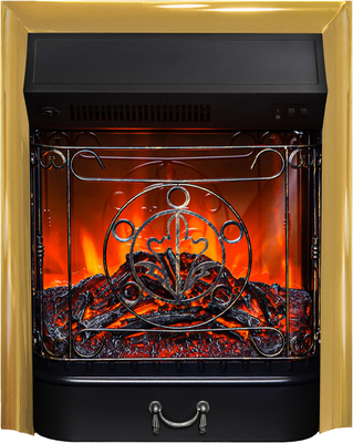 Электрокамин с широким очагом 3D Real-Flame PATRICIA STD NT с очагами Fobos s Lux BL/BR, Majestic s Lux BL/BR фото #5