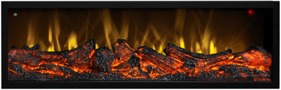 Линейный электрокамин Real-Flame Stockholm 42 BLM-P998/BLM-P918 с очагом Beverly 1000 фото #3