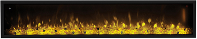 Линейный электрокамин Real-Flame Stockholm 60 BLM-P998/BLM-P918 с очагом Manhattan 1560 фото #3