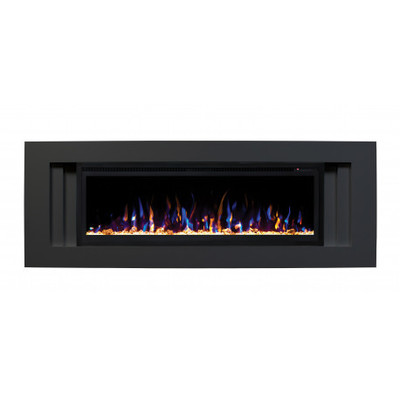 Электрокамин с широким очагом 3D Real-Flame Stockholm 60 BLM-P998/BLM-P918 с очагом Saphir 50 фото #2