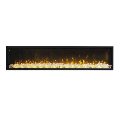Линейный электрокамин Real-Flame Stockholm 60 WT-P591/WT-P511 с очагом Manhattan 1560 фото #2