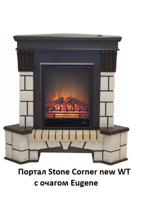 Угловой классический портал Real-Flame Stone Corner new STD/EUG AO (DN) фото #2
