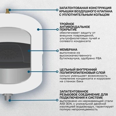 Гидроаккумуляторы Renseier RAV-8LV фото #7