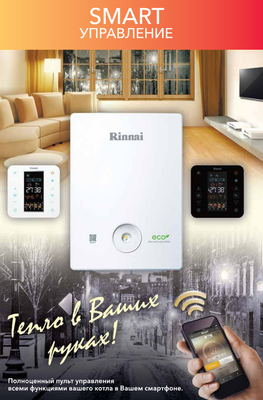 Настенный газовый котел Rinnai BR-RE42+WIFI фото #6