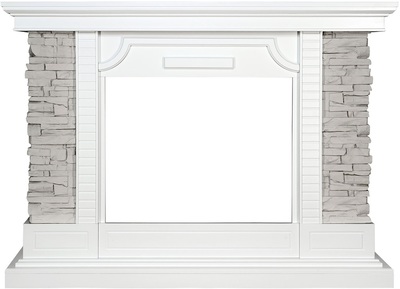 Электрокамин с широким очагом 2D Royal Flame Avignon сланец серый с очагом Vision 23 EF LED FX (белый) фото #2
