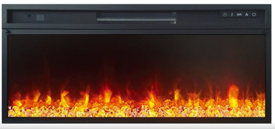 Линейный электрокамин Royal Flame BERGEN серый графит c очагом Vision 42 LED фото #3