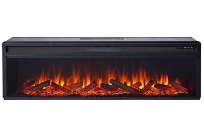 Линейный электрокамин Royal Flame Chalet 60 (темный дуб) с очагом Vision 60 LOG LED фото #2