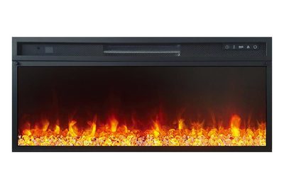 Линейный электрокамин Royal Flame Corsica (темный дуб) с очагом Vision 42 LED фото #2