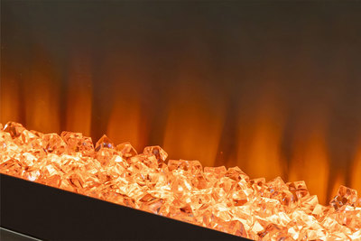 Линейный электрокамин Royal Flame Lindos Graphite Grey 60 (серый графит) с очагом Vision 60 LED фото #8