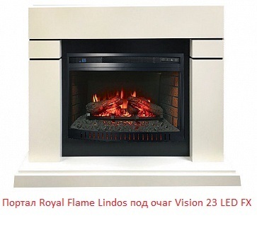 Широкий портал Royal Flame Lindos под очаг Vision 23 LED FX фото #2