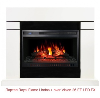Широкий портал Royal Flame Lindos под очаг Vision 26 EF LED FX фото #2