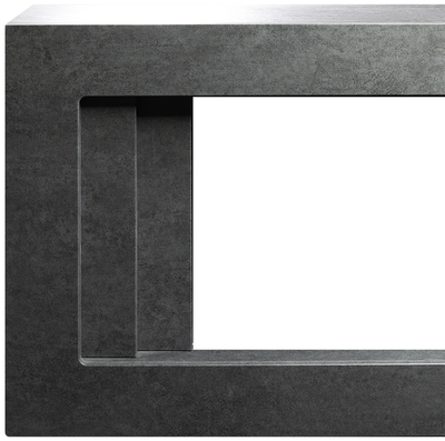Линейный электрокамин Royal Flame Line SFT Серый графит с черным с очагом Design L1000RF 3D PS/LOG фото #4