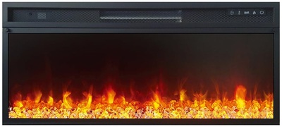 Линейный электрокамин Royal Flame Sicilia (белый) с очагом Vision 42 LED фото #2