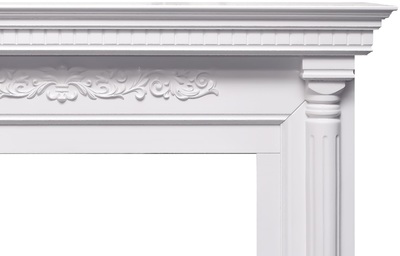 Линейный электрокамин Royal Flame Sicilia (белый) с очагом Vision 42 LED фото #4