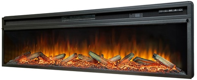 Линейный электрокамин Royal Flame Soho 60 (орех) с очагом Vision 60 LOG LED фото #6