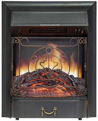 Электрокамин с классическим очагом 2D Royal Flame Sorrento с очагом Majestic FX Brass фото #4