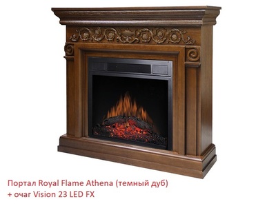 Широкий очаг 2D Royal Flame Vision 23 EF LED FX фото #3