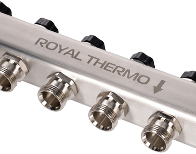 Для отопления Royal Thermo 1 ВР-3/4 НР, 4 выхода, нерж. (RTO 51.204) фото #5
