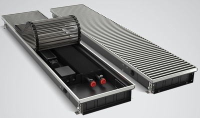 Внутрипольный конвектор длиной 2,1 м - 3 м Royal Thermo ATRIUM TURBO-150/400/2700 фото #7