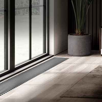 Внутрипольный конвектор длиной 2,1 м - 3 м Royal Thermo ATRIUM TURBO-190/250/2100 фото #4
