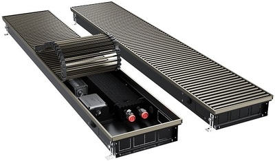 Внутрипольный конвектор длиной 2,1 м - 3 м Royal Thermo ATRIUM TURBO-80/300/2300 фото #2