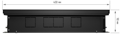Внутрипольный конвектор длиной 2,1 м - 3 м Royal Thermo ATRIUM TURBO-90/400/3000 фото #6