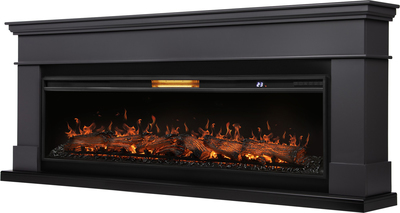 Линейный электрокамин Royal Thermo Aurora RTFP/P-AR60LS, портал California 60 G, графит фото #9