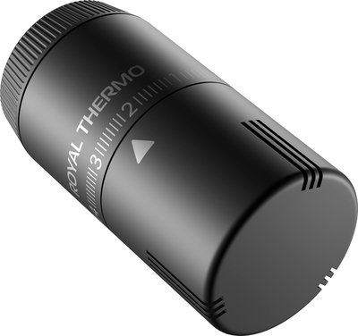 Термоголовка жидкостная Royal Thermo Design Pro М30х1,5 (черный)