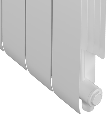 Биметаллический радиатор Royal Thermo IInfinity 500 Bianco Traffico VR80 - 4 секц. фото #3