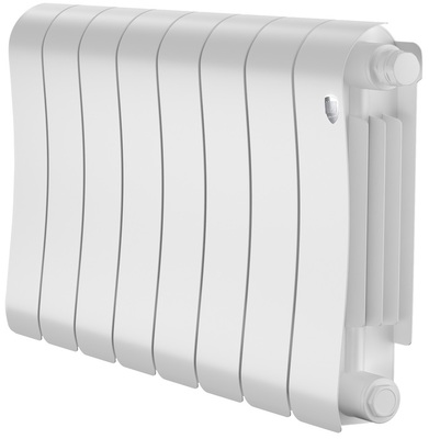 Биметаллический радиатор Royal Thermo Infinity 300 Bianco Traffico VR80 - 8 секц.