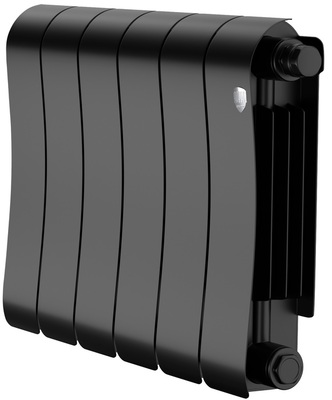 Биметаллический радиатор Royal Thermo Infinity 300 Noir Sable VR80 - 6 секц.