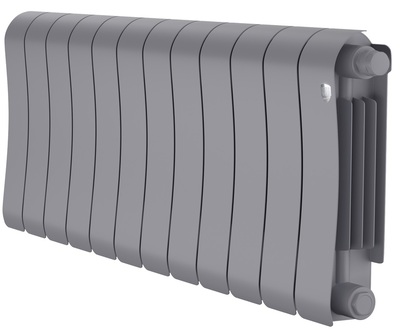 Биметаллический радиатор Royal Thermo Infinity 300 Silver Satin VR80 - 12 секц.