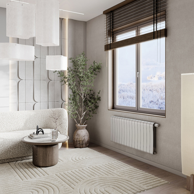 Биметаллический радиатор Royal Thermo Infinity 300 Silver Satin VR80 - 6 секц. фото #5