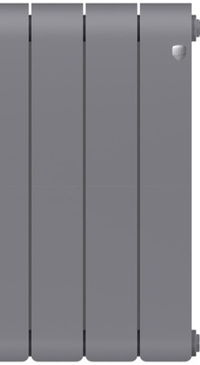 Биметаллический радиатор Royal Thermo Infinity 300 Silver Satin VR80 - 8 секц. фото #4