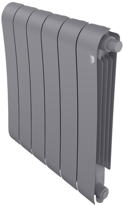 Биметаллический радиатор Royal Thermo Infinity 500 Silver Satin VR80 - 6 секц.