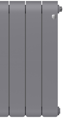 Биметаллический радиатор Royal Thermo Infinity 500 Silver Satin - 8 секц. фото #2