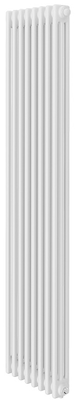 Стальной трубчатый радиатор 2-колончатый Royal Thermo Insignia C2180 - 08 секц. RAL9016, боковое 1/2