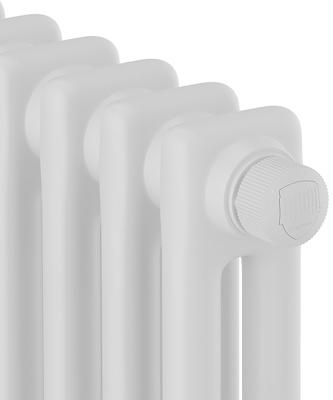 Стальной трубчатый радиатор 2-колончатый Royal Thermo Insignia VC2050 - 16 секц. RAL9016, нижнее 1/2 фото #3