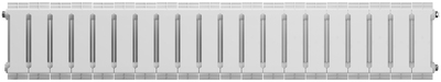 Биметаллический радиатор Royal Thermo PianoForte 200 /Bianco Traffico - 20 секц. фото #3