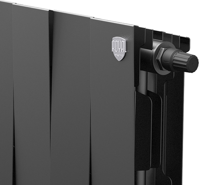 Биметаллический радиатор Royal Thermo PianoForte 200 /Noir Sable - 14 секц. VDR фото #4