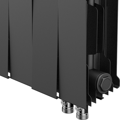 Биметаллический радиатор Royal Thermo PianoForte 200 /Noir Sable - 14 секц. VDR фото #5