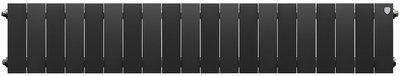 Биметаллический радиатор Royal Thermo PianoForte 200 /Noir Sable - 20 секц. фото #2