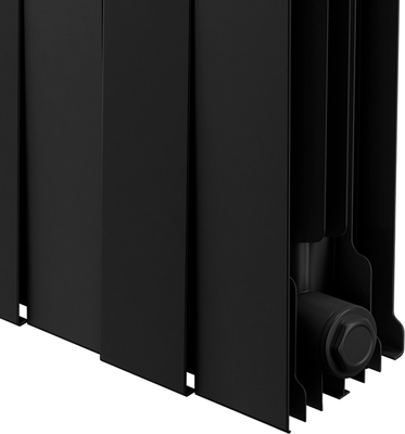 Биметаллический радиатор Royal Thermo PianoForte 200 /Noir Sable - 20 секц. фото #6