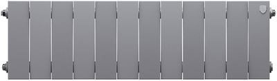 Биметаллический радиатор Royal Thermo PianoForte 200 /Silver Satin - 12 секц. фото #2