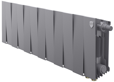 Биметаллический радиатор Royal Thermo PianoForte 200 /Silver Satin - 12 секц. VDR