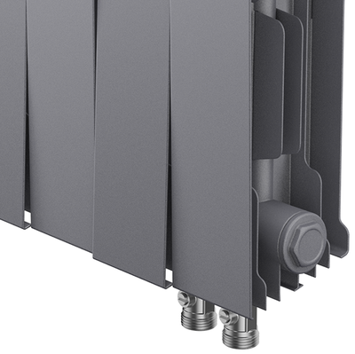 Биметаллический радиатор Royal Thermo PianoForte 200 /Silver Satin - 20 секц. VDR фото #2
