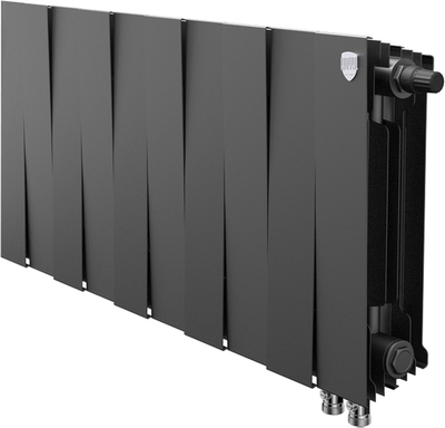 Биметаллический радиатор Royal Thermo PianoForte 300 /Noir Sable - 10 секц. VDR