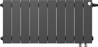Биметаллический радиатор Royal Thermo PianoForte 300 /Noir Sable - 10 секц. VDR фото #2